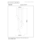 TAMINO - Lampa wisząca - Ø 52 cm - LED Dim. - 7x7W 3000K - Black 74419/07/30 Lucide